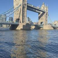 We’re now back on the river bank and we get a great view of Tower Bridge without jostling for space.
