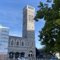 Stop in the piazza and look across to the Guildhall tower. If you’re lucky you might see a peregrine falcon perch here.