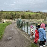 Turn left along the Kennet & Avon canal towards the three arched, Grade II listed aqueduct.