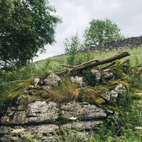 There are signs of farming, mining and quarrying all around. You’ll spot many fenced off old mine shafts along the way