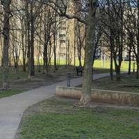 You’ll soon arrive beside Victory Park. You can take a right to meander through the trees.