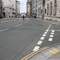 Turn left and walk down Water Street towards the Pier Head