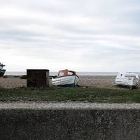 We headed towards the beach and then turned right along the pathway towards the lifeboat station. 