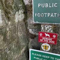 If the gates are closed, use the stile on the left to access the public footpath.