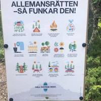 Some rules to obey by when hiking and camping in Sweden 🏕