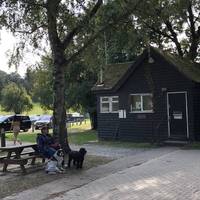 We started at the visitor centre car park. There are toilets here and a cafe/shop. You can buy a kids map of the trail for 50p