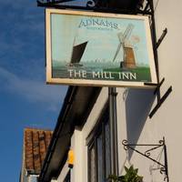 The first Adnams pubs on this walk is close by. The Mill Inn is located opposite Aldeburgh Museum.