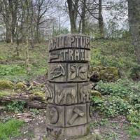 The Sculpture Trail is along the route, keep your eye out for some fantastic creations