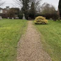 Head East down church drive