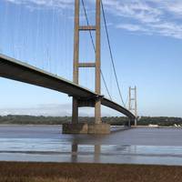 Start the walk by passing under the 2.2km long Humber Bridge. The longest suspension bridge in the world when it opened in 1981.