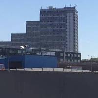 As you emerge from Westbourne Park station, you’ll see some towers straight ahead of you in the distance.