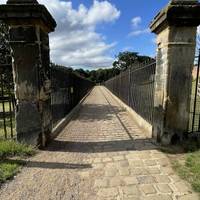 The walk starts at the Upper Farm car Park in the estate which has cycle parking. Nearest bus stop is Whitkirk Church served by 19, 19A & 21