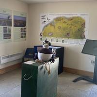 Inside the center you’ll be greeted by this friendly Lapwing with info about the marshes it’s wildlife & access to the public toilets.