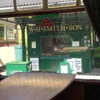 At Groomsbridge station there's a very very old WH Smith! 