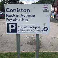 Start at Coniston car park (£8 for the whole day, 2017)