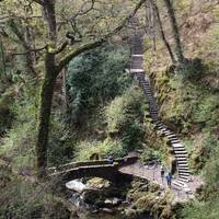 There are several bridges over the waterfall streams so you can take great photos. 