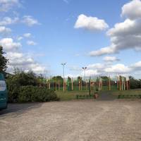 The car park for this walk is just off Mileham Drive. There is a kids playground behind the car park.
