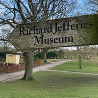 You’ll pass the signpost to the Richard Jefferies Museum.  There’s also a model railway that operates every Sunday.
