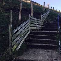 Begin your walk from the road at Treak Cliff Cavern, taking he path that climbs up behind the entrance to the cave.