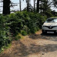 This is the parking, if you follow the main road, it will be on the right (coming from Marazion) or the left (from Hayle).