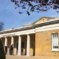 Walk along the lake towards west. You will see Serpentine Sackler Gallery on the right