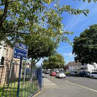 Turn left onto Lawrence Western Road passing St Bede's school.