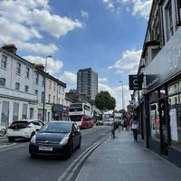 Continue along Hoe Street until you get to traffic lights by Walthamstow Gyratory.