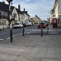 Arrive I’m on Cricklade High street. There are shops and cafes to pick up supplies.
