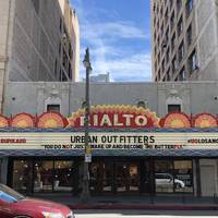 Turn right for a detour to this Urban Outfitters which is a shop is nestled in the impressive former Rialto theatre on Broadway.