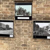 There are some interesting old photographs of East Dulwich on the wall to the right.