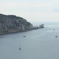 This walk starts at the Needles view point. For the car park it’s £5 a day for the whole day.