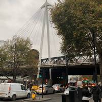 Turn right and follow alongside the road, past the entrance to Embankment Station. Don’t worry, we’re not on the busy road for long.