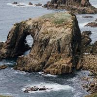 See more unique sea stacks as you approach Lands End