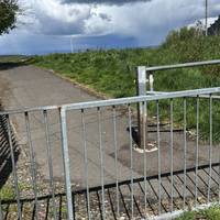 Turn left at the barrier and enjoy the view