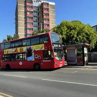 This route starts where Ive Farm Close meets Church Road. Villiers Close is the nearest bus stop and served by routes 58 and 158.