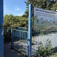 Start at Beach Road, make your way through the blue railings to enter the park. Seaforth & Litherland is the nearest station.