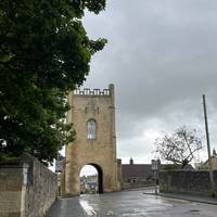 Pottergate Tower is just up ahead. It was formerly part of the town's medieval defences.