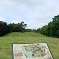 Your walk begins here at Huntingdon Castle (Castle Hills).