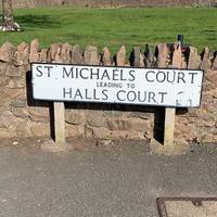 Start at St Michaels Court. The building facing you is the old school, now the village hall.