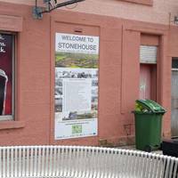 Start from the bench outside the Spar, The Cross. Take a look at the sign about Stonehouse history.