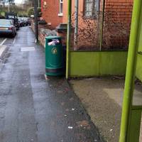 I started from this bus stop: the town circular and the 109 to Macclesfield stop here.