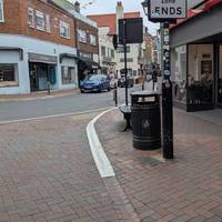 Follow the High Street down the hill, past the Costa coffee.