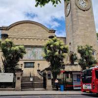 Continue along London Road, following signs for The Horniman Museum, but continue past the main gates