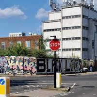 Turn left to rejoin the A205, then continue past the row of shops to your right