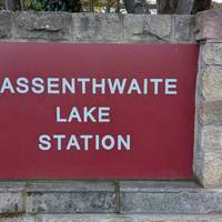 Walk up the road away from the A66.