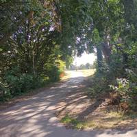 At the end of the road turn right to join the National Cycle Network 5