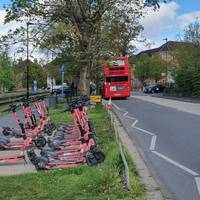 Pass the bus stop by Princess Anne & e-scooters. Useful for active travellers (those who choose environmentally friendly modes of transport)