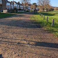 A gradual up hill walk beside Chingford Golf course