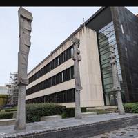 Step 6: The Three Uprights, 1959. Hubert Dalwood. The forms can be seen as talking figures.