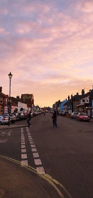 Preview of A seaside walk at sunset